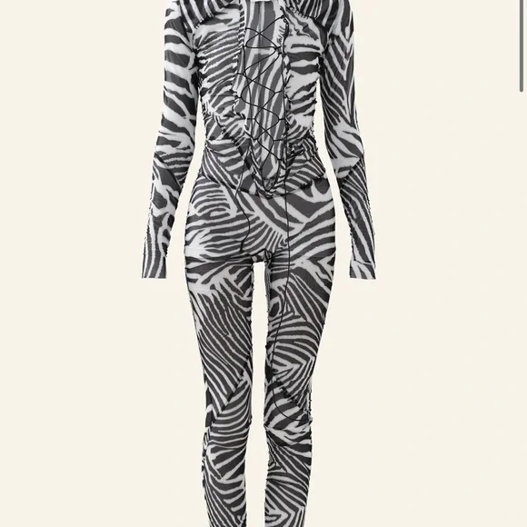 Leeloominai jumpsuit in Zebra CULTNAKED - Picture 5 of 6